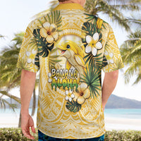 Hawaii Banana Dolphin Hawaiian Shirt Cute Cosplay Naiʻa Fish Tribal Patterns DT05 - Polynesian Pride