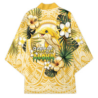 Hawaii Banana Dolphin Kimono Cute Cosplay Naiʻa Fish Tribal Patterns DT05 - Polynesian Pride