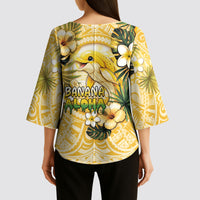 Hawaii Banana Dolphin Kimono Sleeve Blouse Cute Cosplay Naiʻa Fish Tribal Patterns DT05 - Polynesian Pride
