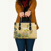 Hawaii Banana Dolphin Leather Bag Cute Cosplay Naiʻa Fish Tribal Patterns DT05 - Polynesian Pride