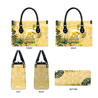 Hawaii Banana Dolphin Leather Bag Cute Cosplay Naiʻa Fish Tribal Patterns DT05 - Polynesian Pride