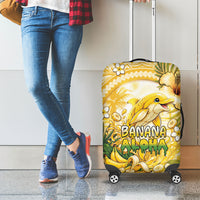 Hawaii Banana Dolphin Luggage Cover Cute Cosplay Naiʻa Fish Tribal Patterns DT05 - Polynesian Pride