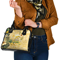 Hawaii Banana Dolphin Shoulder Handbag Cute Cosplay Naiʻa Fish Tribal Patterns DT05 - Polynesian Pride