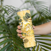 Hawaii Banana Dolphin Skinny Tumbler Cute Cosplay Naiʻa Fish Tribal Patterns DT05 - Polynesian Pride