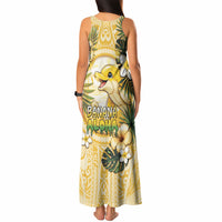 Hawaii Banana Dolphin Tank Maxi Dress Cute Cosplay Naiʻa Fish Tribal Patterns DT05 - Polynesian Pride
