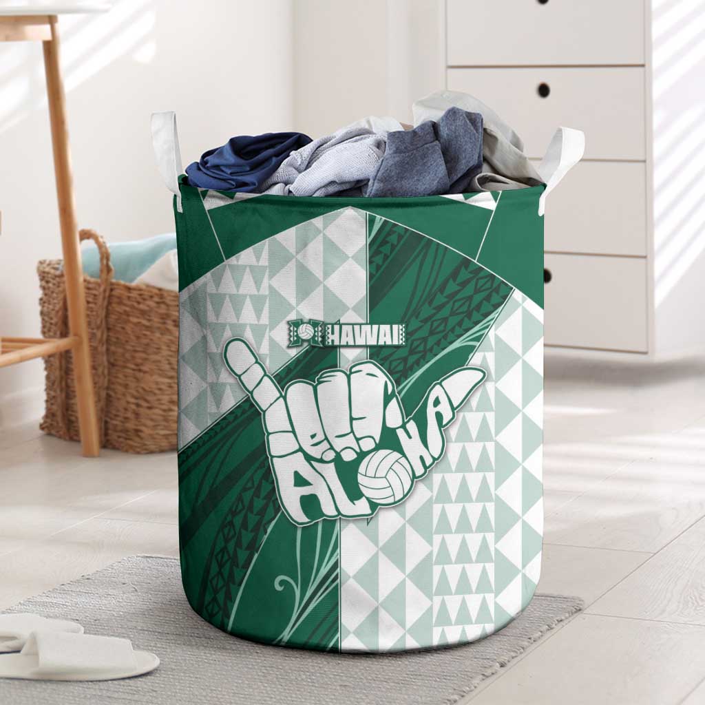 Hawaii Volleyball Laundry Basket Shaka Aloha Hand