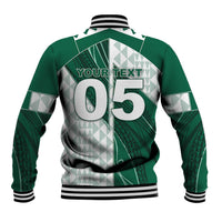 Custom Hawaii Volleyball Baseball Jacket Shaka Aloha Hand