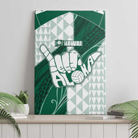 Hawaii Volleyball Canvas Wall Art Shaka Aloha Hand
