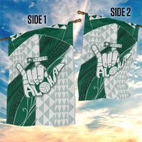 Hawaii Volleyball Garden Flag Shaka Aloha Hand
