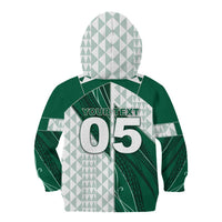 Custom Hawaii Volleyball Kid Hoodie Shaka Aloha Hand