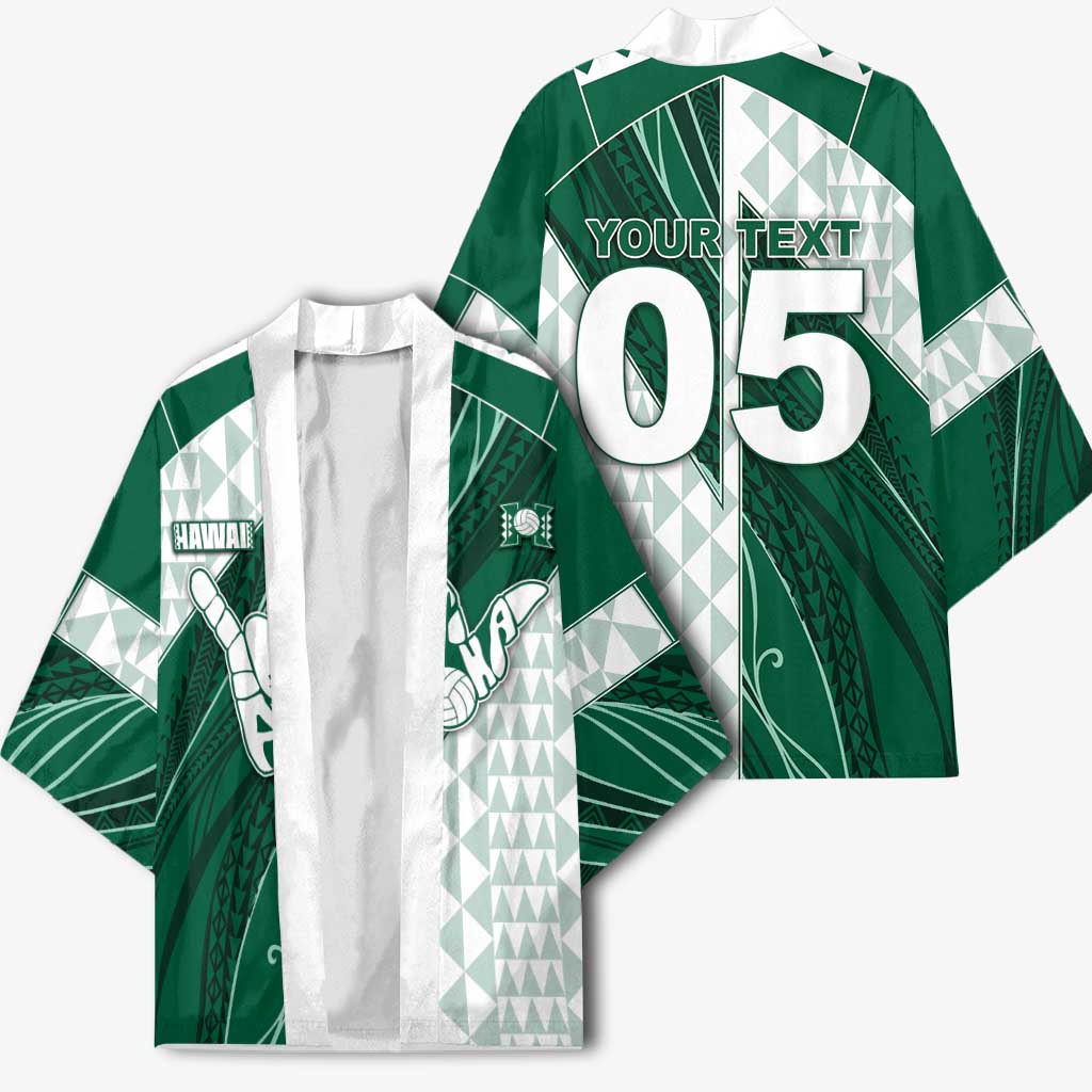 Custom Hawaii Volleyball Kimono Shaka Aloha Hand