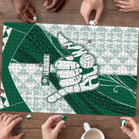 Hawaii Volleyball Puzzle Shaka Aloha Hand