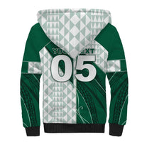 Custom Hawaii Volleyball Sherpa Hoodie Shaka Aloha Hand