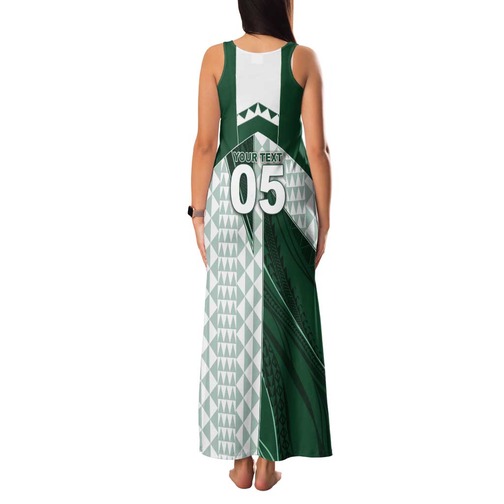 Custom Hawaii Volleyball Tank Maxi Dress Shaka Aloha Hand