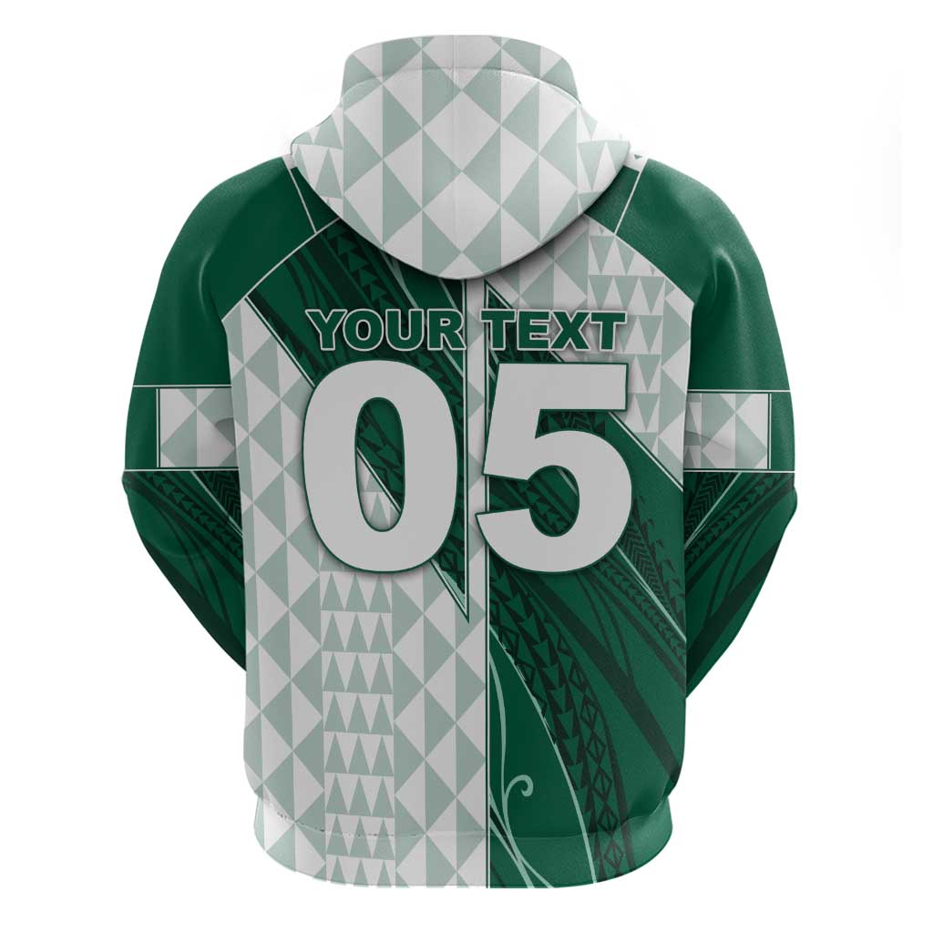 Custom Hawaii Volleyball Zip Hoodie Shaka Aloha Hand