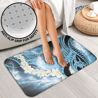 Piko Hawaiian Bathroom Set Blue Galaxy Spiral Plumeria Tribal Patterns DT05 - Polynesian Pride