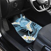 Piko Hawaiian Car Mats Blue Galaxy Spiral Plumeria Tribal Patterns DT05 - Polynesian Pride