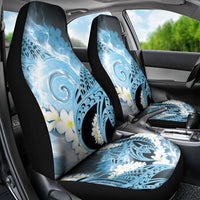 Piko Hawaiian Car Seat Cover Blue Galaxy Spiral Plumeria Tribal Patterns DT05 - Polynesian Pride