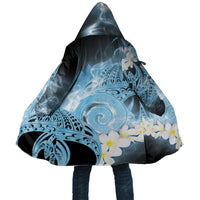 Piko Hawaiian Cloak Blue Galaxy Spiral Plumeria Tribal Patterns DT05 Unisex Blue - Polynesian Pride