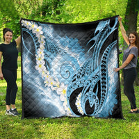 Piko Hawaiian Quilt Blue Galaxy Spiral Plumeria Tribal Patterns DT05 - Polynesian Pride