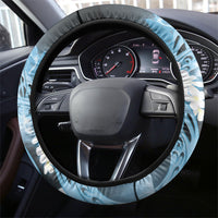 Piko Hawaiian Steering Wheel Cover Blue Galaxy Spiral Plumeria Tribal Patterns DT05 - Polynesian Pride