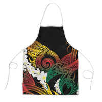 Piko Hawaiian Apron Gradient Spiral Plumeria Tribal Patterns DT05 Multicolor - Polynesian Pride