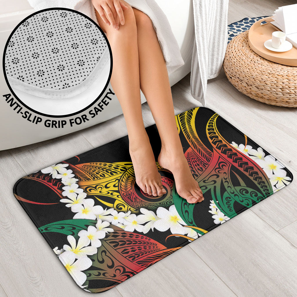 Piko Hawaiian Bathroom Set Gradient Spiral Plumeria Tribal Patterns DT05 - Polynesian Pride