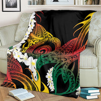 Piko Hawaiian Blanket Gradient Spiral Plumeria Tribal Patterns DT05 - Polynesian Pride