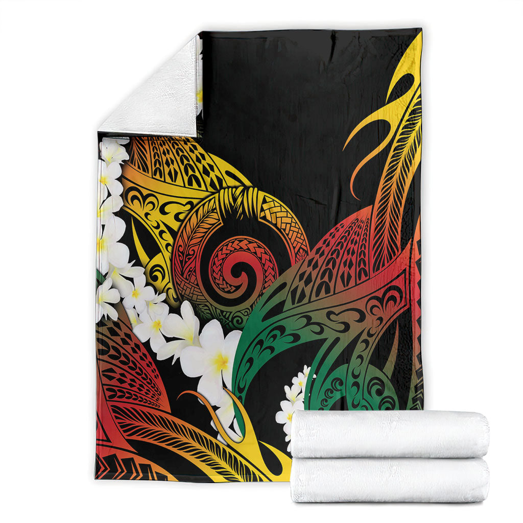 Piko Hawaiian Blanket Gradient Spiral Plumeria Tribal Patterns DT05 - Polynesian Pride