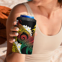 Piko Hawaiian 4 in 1 Can Cooler Tumbler Gradient Spiral Plumeria Tribal Patterns DT05 - Polynesian Pride
