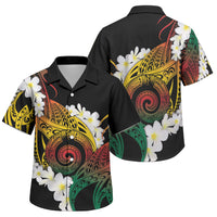 Piko Hawaiian Family Matching Summer Maxi Dress and Hawaiian Shirt Gradient Spiral Plumeria Tribal Patterns DT05 Son's Shirt Multicolor - Polynesian Pride