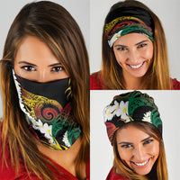 Piko Hawaiian Neck Gaiter Gradient Spiral Plumeria Tribal Patterns DT05 - Polynesian Pride