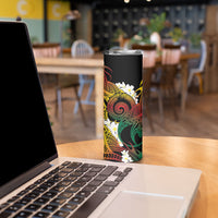 Piko Hawaiian Skinny Tumbler Gradient Spiral Plumeria Tribal Patterns DT05 - Polynesian Pride