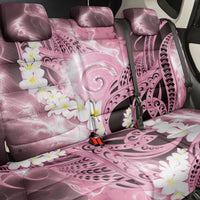 Piko Hawaiian Back Car Seat Cover Pink Galaxy Spiral Plumeria Tribal Patterns DT05 - Polynesian Pride