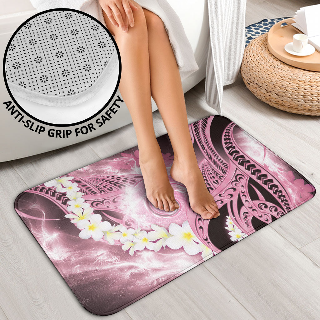 Piko Hawaiian Bathroom Set Pink Galaxy Spiral Plumeria Tribal Patterns DT05 - Polynesian Pride