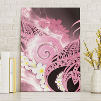 Piko Hawaiian Canvas Wall Art Pink Galaxy Spiral Plumeria Tribal Patterns DT05 Without Frame Pink - Polynesian Pride
