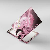 Piko Hawaiian Canvas Wall Art Pink Galaxy Spiral Plumeria Tribal Patterns DT05 With Frame Pink - Polynesian Pride