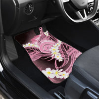Piko Hawaiian Car Mats Pink Galaxy Spiral Plumeria Tribal Patterns DT05 - Polynesian Pride