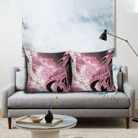 Piko Hawaiian Pillow Cover Pink Galaxy Spiral Plumeria Tribal Patterns DT05 - Polynesian Pride