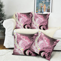 Piko Hawaiian Pillow Cover Pink Galaxy Spiral Plumeria Tribal Patterns DT05 - Polynesian Pride