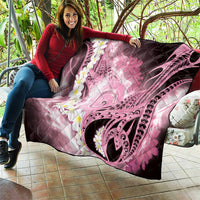 Piko Hawaiian Quilt Pink Galaxy Spiral Plumeria Tribal Patterns DT05 - Polynesian Pride