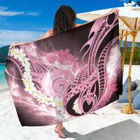Piko Hawaiian Sarong Pink Galaxy Spiral Plumeria Tribal Patterns DT05 One Size 44 x 66 inches Pink - Polynesian Pride