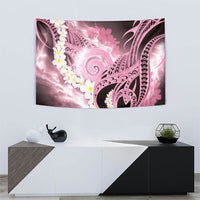 Piko Hawaiian Tapestry Pink Galaxy Spiral Plumeria Tribal Patterns DT05 - Polynesian Pride