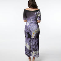 Piko Hawaiian Puletasi Purple Galaxy Spiral Plumeria Tribal Patterns DT05 - Polynesian Pride