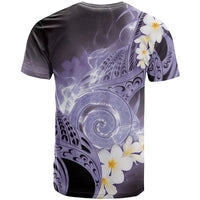 Piko Hawaiian T Shirt Purple Galaxy Spiral Plumeria Tribal Patterns DT05 - Polynesian Pride