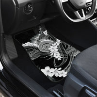 Piko Hawaiian Car Mats Monochrome Galaxy Spiral Plumeria Tribal Patterns DT05 - Polynesian Pride