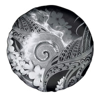 Piko Hawaiian Spare Tire Cover Monochrome Galaxy Spiral Plumeria Tribal Patterns DT05 - Polynesian Pride