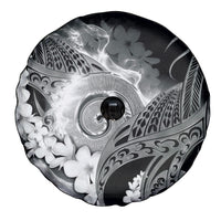 Piko Hawaiian Spare Tire Cover Monochrome Galaxy Spiral Plumeria Tribal Patterns DT05 - Polynesian Pride