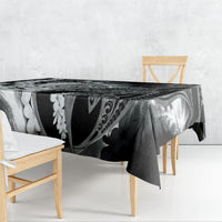 Piko Hawaiian Tablecloth Monochrome Galaxy Spiral Plumeria Tribal Patterns DT05 - Polynesian Pride