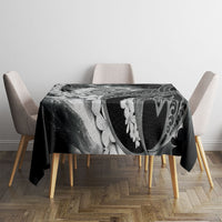Piko Hawaiian Tablecloth Monochrome Galaxy Spiral Plumeria Tribal Patterns DT05 - Polynesian Pride